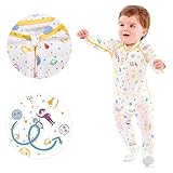 Boy's Eczema Sleep Suit for Babies - Itch Relief for Baby Eczema - These Eczema Pajamas for Babies can also be used as a Wet Wrap Suit (0-6M (15-18LBS / 27" Tall)) (0-6M (15-18LBS / 27" Tall))