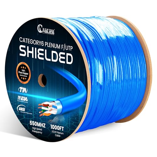 Câble plenum blindé Cat6 pour jeux vidéo et streaming en ligne