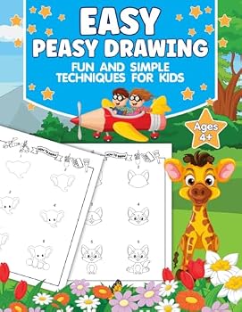 Paperback Easy Peasy Drawing: Fun and Simple Techniques for Kids Book