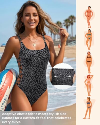 Image of Tempt Me Women One Piece Swimsuit Sexy Crisscross Bathing Suit Lace Up