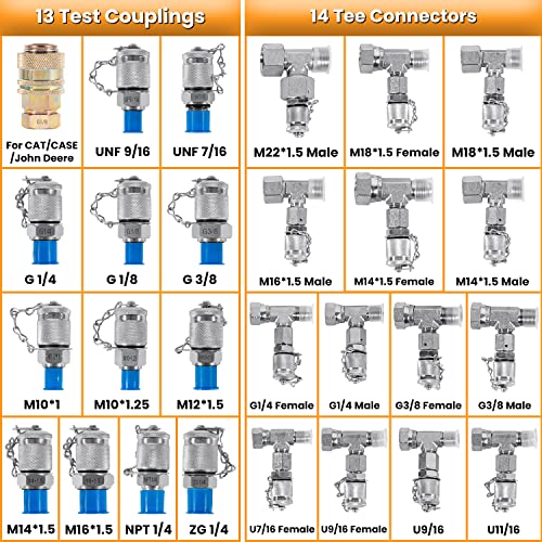 E-Cowlboy EC - HPTC-5GAUGES Hydraulic Pressure Test Kit thumb #3
