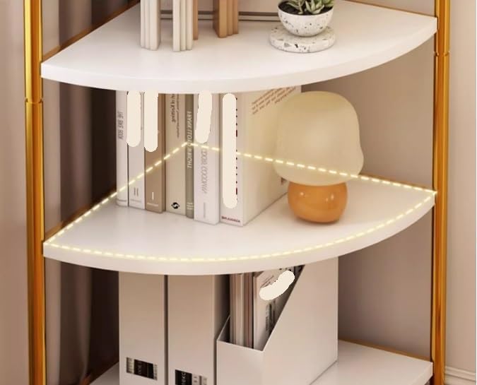 ꧁ニッシンコロナ꧂3段コーナーラック ボード 収納 本棚 花台 ブック フラワー 439486-2.jpg