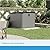 Suncast Glidetop Horizontal Outdoor Storage Shed with Pad-Lockable Sliding Lid and Doors, All-Weather Shed for Yard Storage, 57.5" W x 79.75" D x 52" H