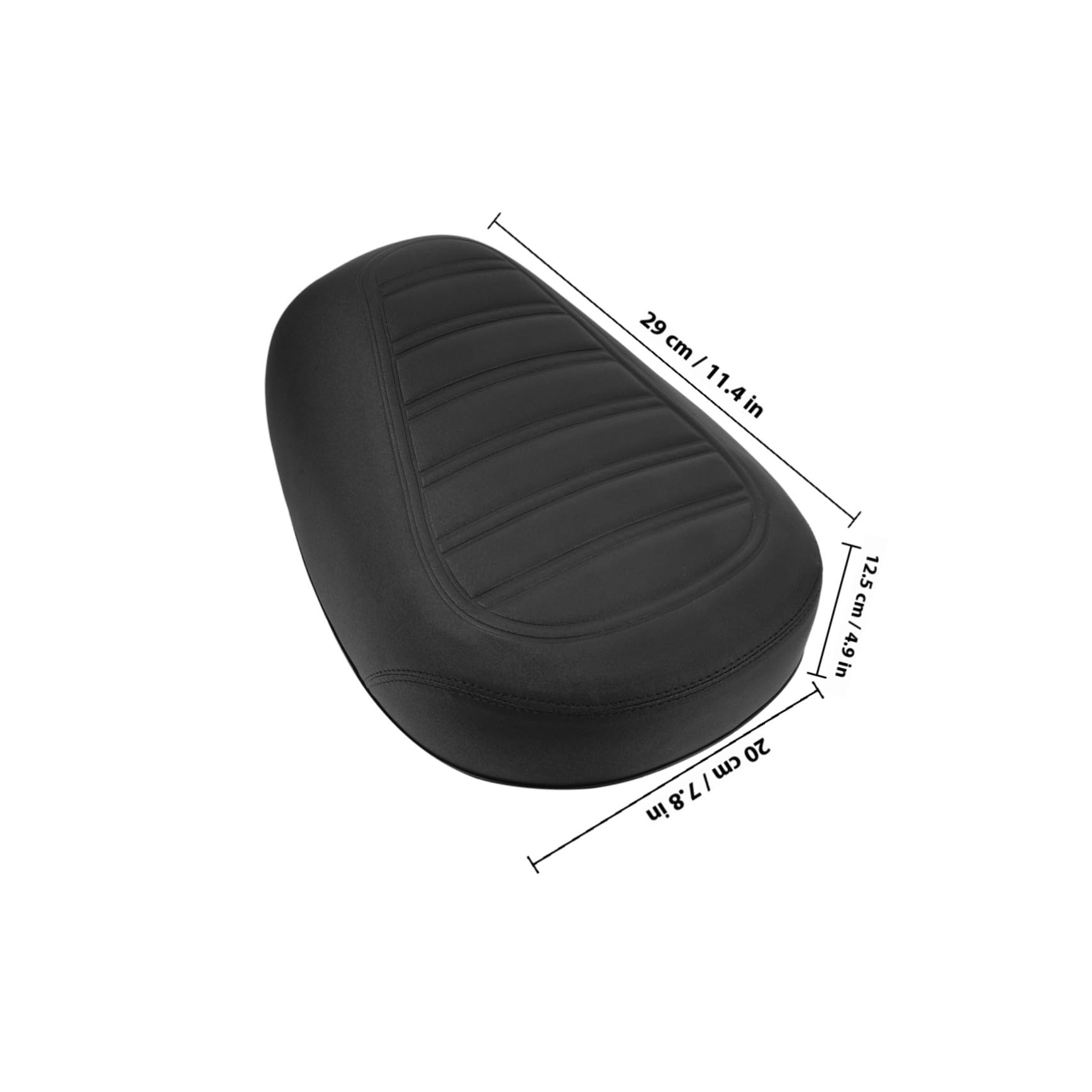 Fahrradsattel Schwarz aus Hochelastischem Schwamm für E-Bikes