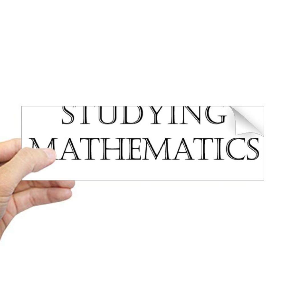 Autocollant mathématiques de cahier rectangulaire pour révision