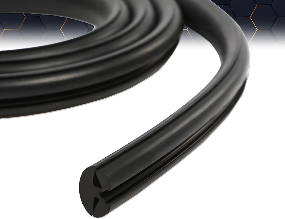 PIT66 Rear Glass Small Back Window Weatherstrip Seal Compatible with Chevy GMC 1942-1966 Pickup