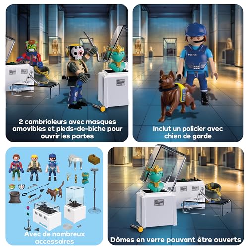Playmobil 71876 Arrestation de cambrioleurs au musée Les policiers - vue 6