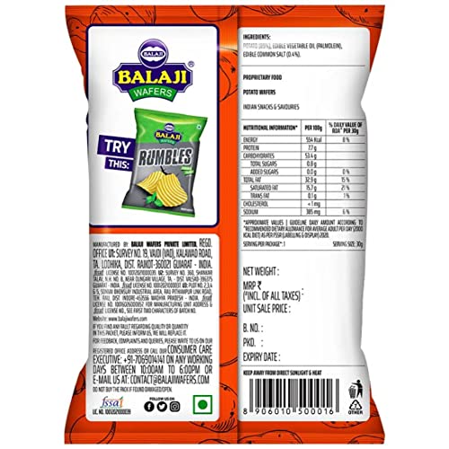 Image of Balaji Wafers Simply Salted Potato Chips, 45g