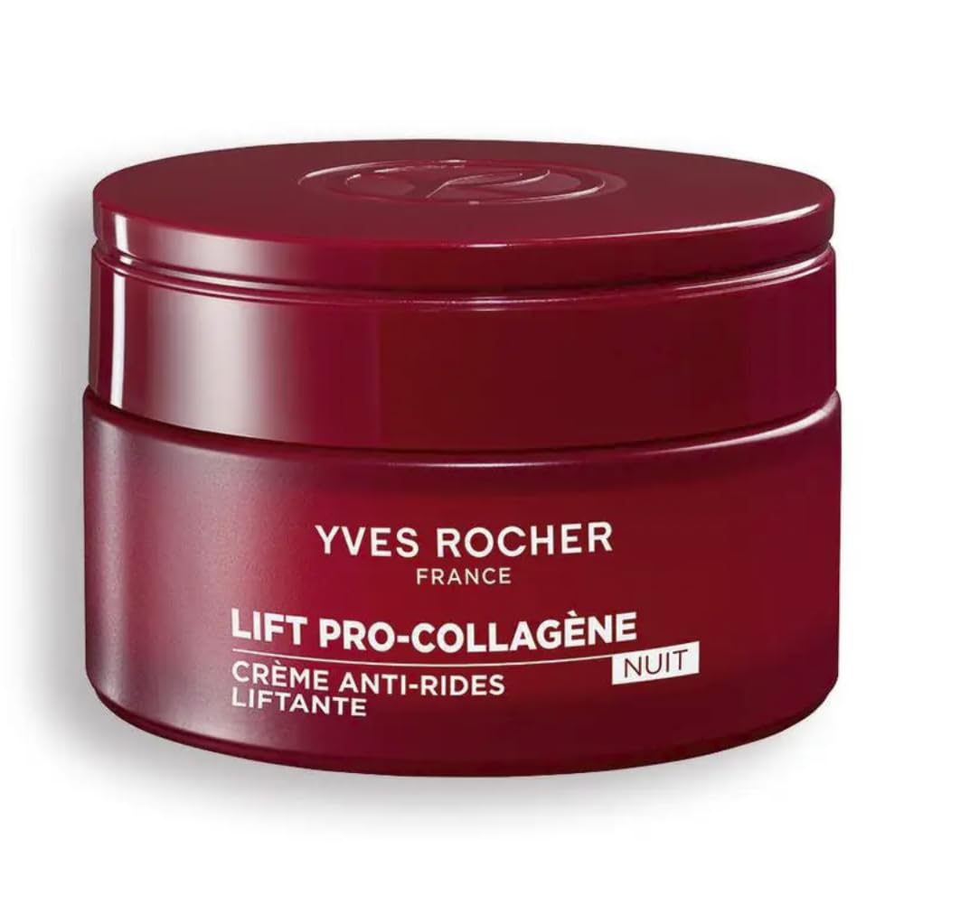 Yves Rocher Lift Pro-Collagene 4 Pc Set Day & Night Cream 50 ml/1.7flOz Eye Cream 14 ml/0.47flOz Serum 30 ml/1flOz Anti-Wrinkle Firming Women Face Care