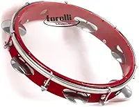 PANDEIRO INJETADO PELE NAILON TRANSPARENTE - VERMELHO