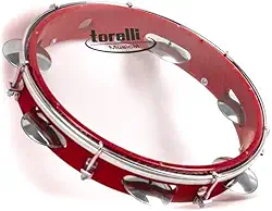 PANDEIRO INJETADO PELE NAILON TRANSPARENTE - VERMELHO