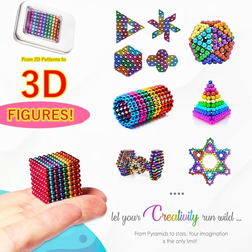 Miyobing 3D - 216 Tragbares Montage Bauspielzeug, Casual Tabletop Games, Büro-Stressabbau/Angstlinderung Desktop-Spielzeug, Geschenke für Erwachsene