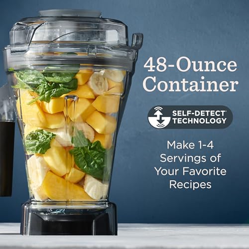 Vitamix 48-Ounce Blender Container with SELF-DETECT, Dishwasher-Safe, BPA-Free, Container, Laser-Cut Stainless-Steel Blades, Tamper Included, Compatible with All Full-Size Vitamix Blenders - Thumbnail 2