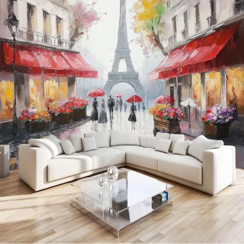Papier peint intissé Tour Eiffel pour relooker un mur de salon - 2