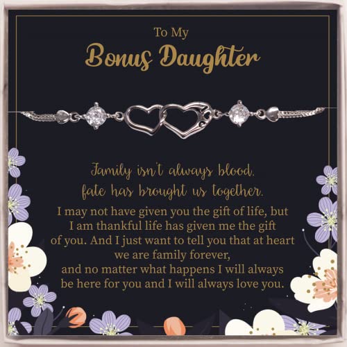 Bonus Daughter bracelet. I'll always be here for you. To Daughter gift. Bracelet for Daughter from Mom. Jewelry for Birthday Christmas day. Silver - Main Image