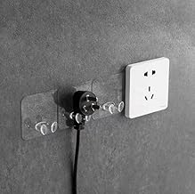 حامل وهوك فيشه شفاف دبل فيس 10قطع