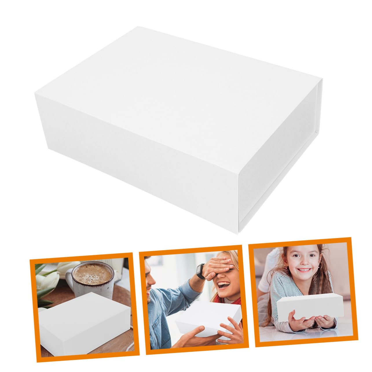 Angoily Scatola Regalo Magnetica in Scatola Portaoggetti Portatile con Chiusura Magnetica e Durevole per Imballaggio