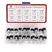 Gufastore 10 Kinds High-Current Positive Voltage Regulator IC Assortment Kit with Anti-Static Tweezers, Including LM317 L7805 L7806 L7808 L7809 L7810 L7812 L7815 L7818 L7824 TO-220 Package