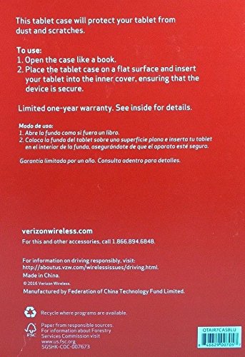 Verizon OEM Folio Case for Ellipsis 10 - Blue - Thumbnail 4