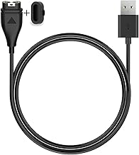 Zitel ® Charger Compatible for Garmin Venu Sq Music, Venu 2, Venu 2S - USB Charging Cable 100cm - Smartwatch Accessories - Black