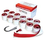 ZIPWALL HDAZ12-PK8 Heavy-Duty Zipper (96-Pack) Dust Barriers, 96 Count-8 Packs of 12