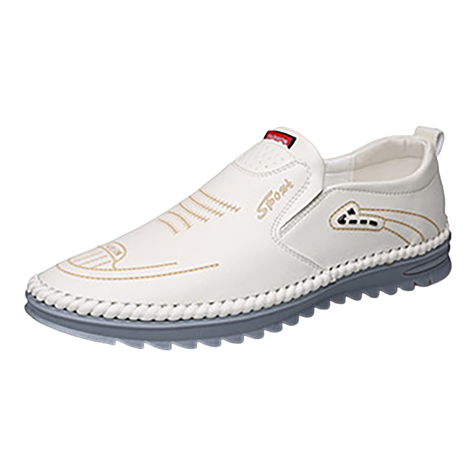Generisch Lederschuhe Herren Retro, Businessschuhe Herren Elegant, Hochzeitsschuhe Slip On Anzugschuhe Einfarbig Freizeitschuhe Klassischer Arbeitsschuhe Spitze Bequeme Herrenschuhe Für Formale