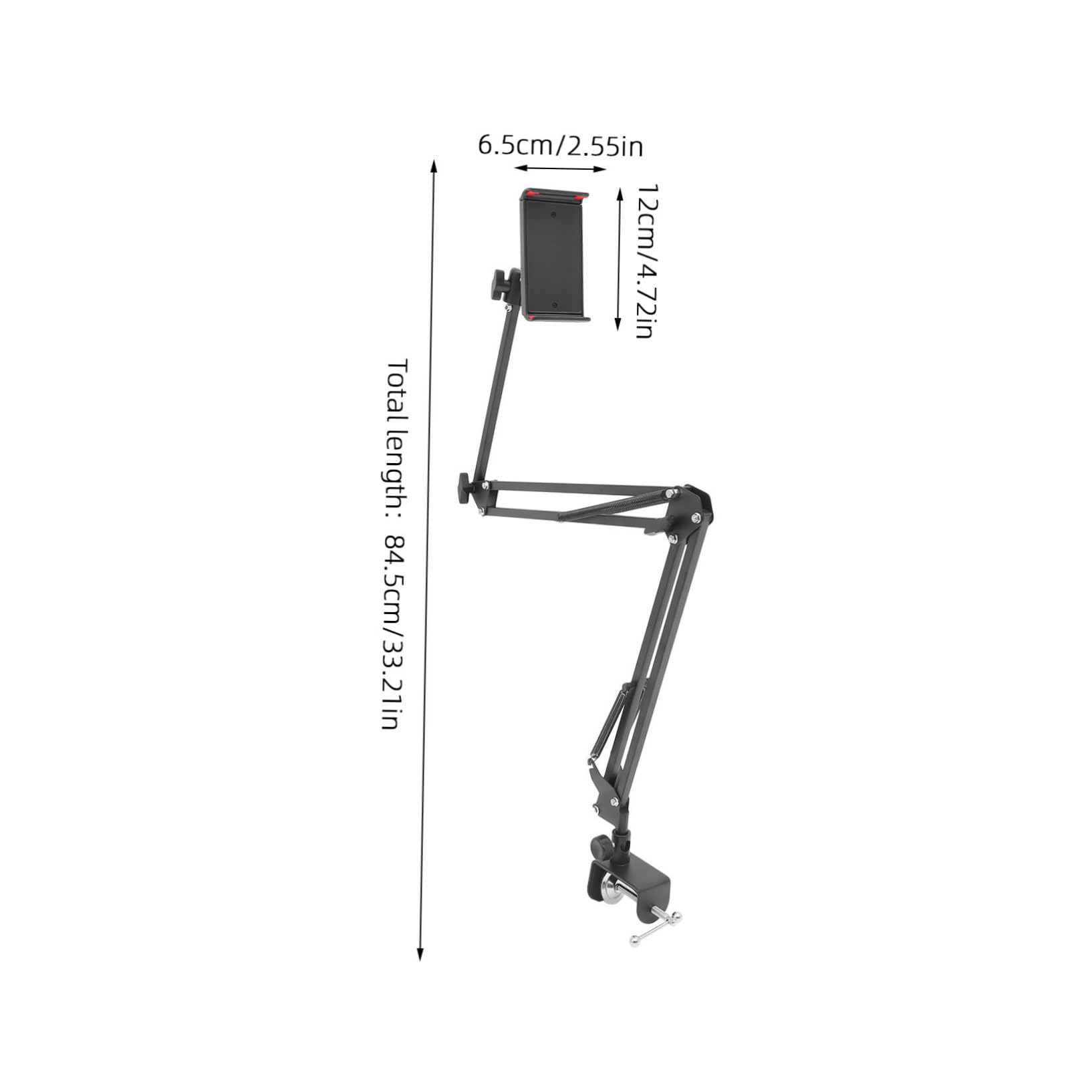 1pezzi Supporto per Telefono Sbalzo per Tablet da Tavolo per Cavo di Ricarica Utilizzabile su Superfici Verticali e Orizzontali