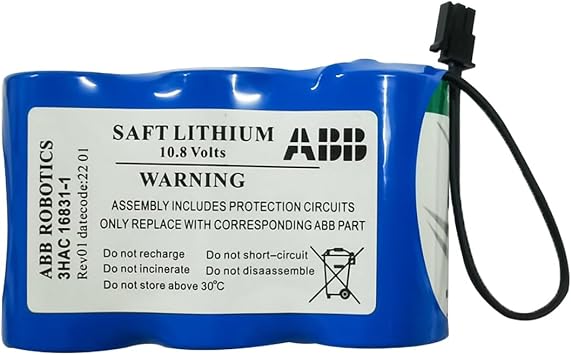 3HAC16831-1 10.8V 17Ah ABB Battery for ABB Robot Controller Battery 3HAC16831-1 LS33600