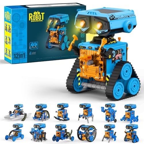OMWay Robot Solar, Regalos Niños 6 7 8 9 10 Años, Kit Robotica,