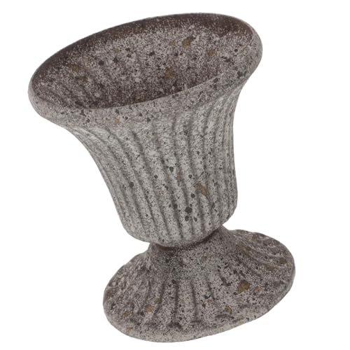 GALPADA Vase Funéraire Fer pour Cimetière Contenant à Fleurs Commémoratif Support De Fleurs pour Tombe Décoration De Cimetière