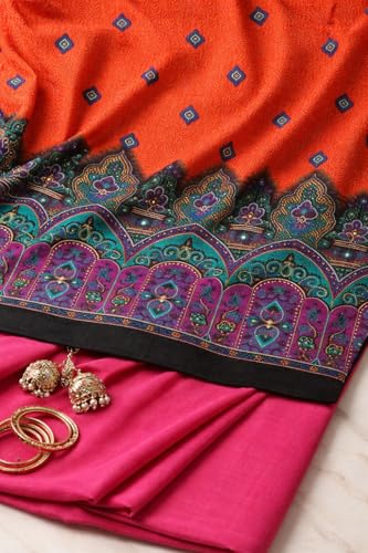 Image of Women's Cotton Blend Unstitched Kurti Set for Women | A-Line Style Dress Material | 2-Piece Traditional Ethnic Wear Suit Fabric