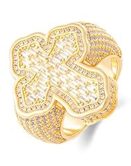 Cross A-Yellow Gold Plated