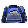Airline Approved Pet Carrier - Soft-Sided Carriers for Small Medium Cats and Dogs Air-Plane Travel On-Board Under Seat Carrying Bag with Fleece Bolster Bed For Kitten Cat Puppy Dog Taxi
