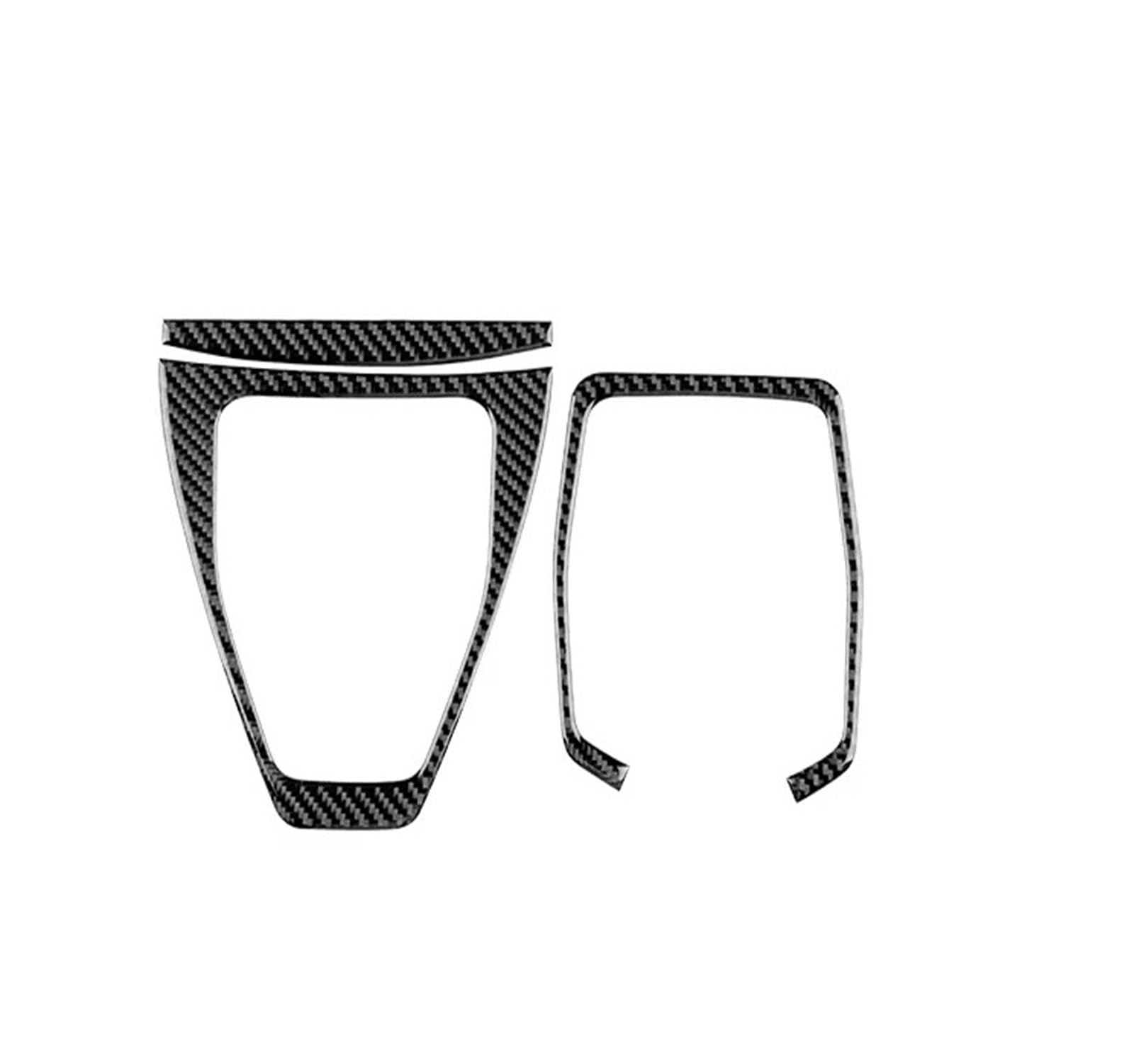 Car Interior Moulding Trim for Mustang GT 2024 2025 Real Soft Carbon Fiber Sticker LHD RHD Car Gear Shift Panel Interior Accessories Interior Accessories(for Manual Black)