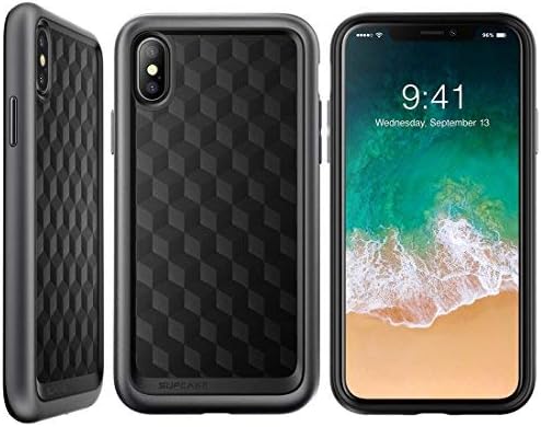 SUPCASE [Unicorn Beetle Style] Case Designed for iPhone X, iPhone XS, Premium Hybrid Protective Clear Case for Apple iPhone X 2017/ iPhone XS 2018 Release (MetallicGray)
