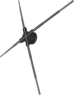 HELVES 3D Hologram Fan Projector, HD 1024×928P 31.5inch 3D Hologram Advertising Display LED Fan, Customizable Video Picture, WiFi 3D Naked Eye LED Fan for Store, Shop, Bar, Casino, Holiday Events