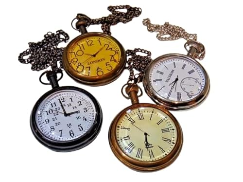 Lot of 4 Watch Elgin Vintage Pocket Collectible Antique Brass