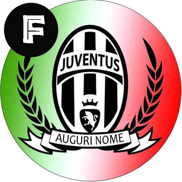 Cialda per Torta Juventus Fibra Vegetale Massima Risoluzione
