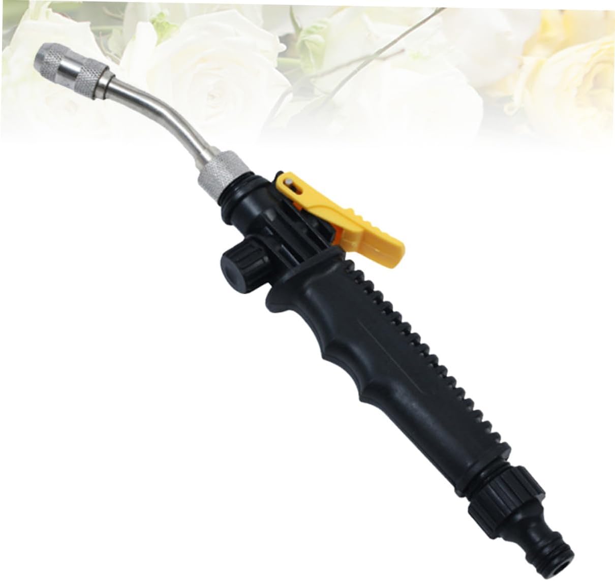 Toyvian Stainless Steel Foam Water Sprayer for Car Cleaning Adjustable Spray Nozzle Detachable Foam Attachment for Home and Auto Washing