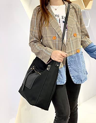 Image of Embossed Hobo Bags for Women Leather Large Crossbody Bag Womens Casual Hobo Purses and Handbags Tote Shoulder Bags