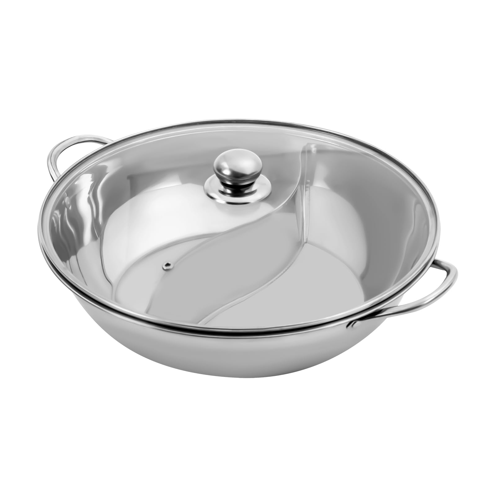 LUNICASHA Marmite à Soupe En Acier Inoxydable - 35L Couscoussier Induction - Grand Faitout Avec Couvercle - Grande Casserole De Camping - Couscoussier Tous Feux