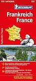 Michelin Frankreich einseitig: Straßen- und Tourismuskarte (MICHELIN Nationalkarten)
