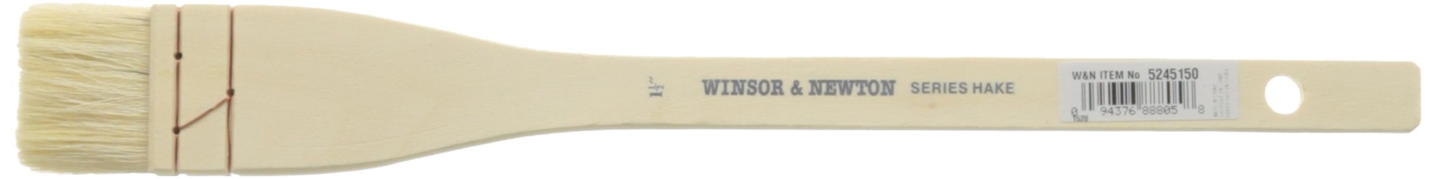 Winsor & Newton Hake Wide Flat Wood Handle Brush - 11/2 inch