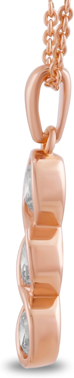 Amazon Essentials Round Pendant Sterling Silver Necklace - Image 2