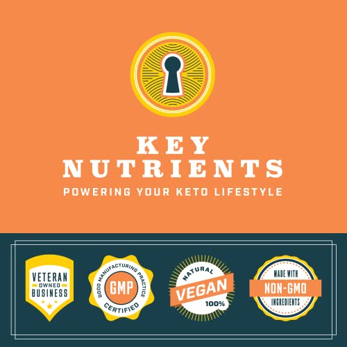 Key Nutrients Electrolytes Powder Packets - Tropical Peach Mango 20 Pack Hydration Packets - Travel Hydration Powder - No Sugar, No Calories, Gluten Free - Made In Usa #TOP6