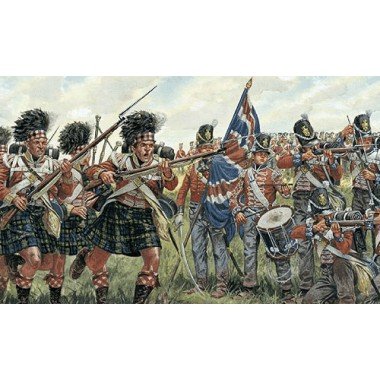 Italeri British & Scots Infantry - Napoleonic Wars - 1/72 Plastic Figures