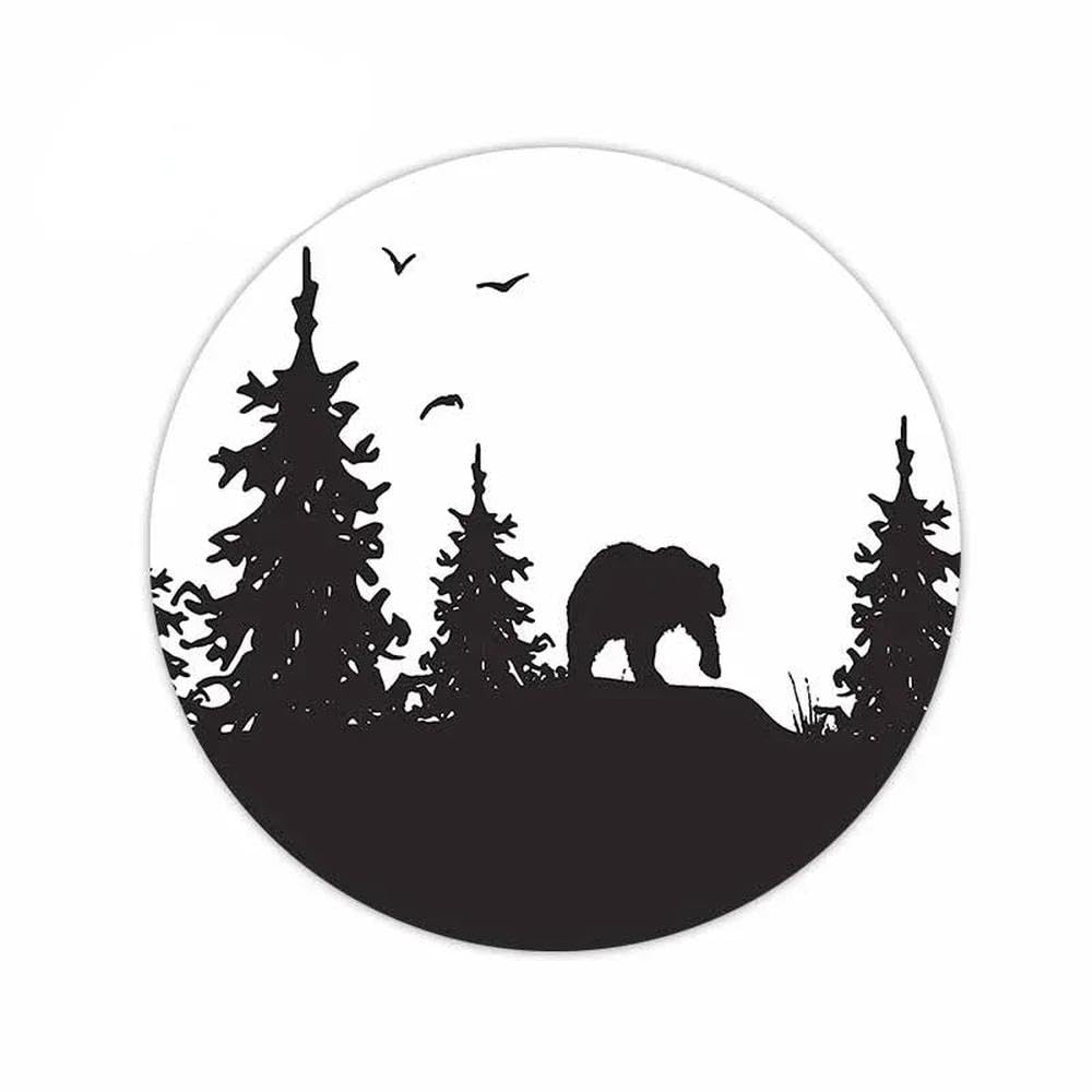 Big Bear Car Bumper Window Sticker Scratch Repair Decal Vinyl 13cm(H,13cm)