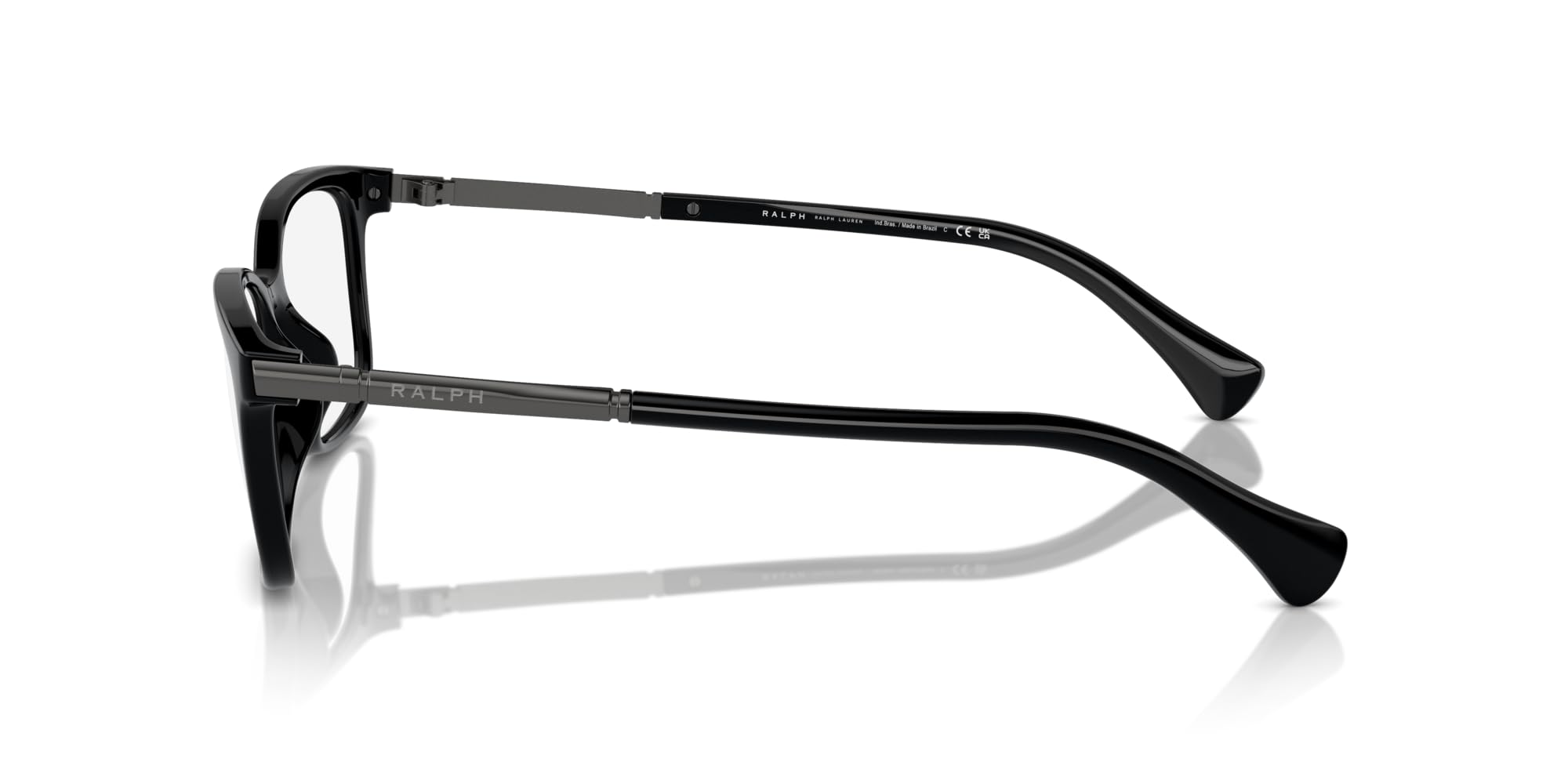 Ralph by Ralph Lauren RA7160U Shiny Black Frames RALPH by Ralph Lauren RA7160U Eyeglasses | FramesDirect.com main image 2