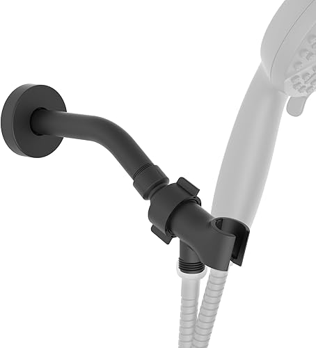 Miniatura 7 de Soporte para cabezal de ducha, soporte de ducha para cabezal de ducha de mano, con brazo de ducha de 6 pulgadas, compatible y de fácil montaje,