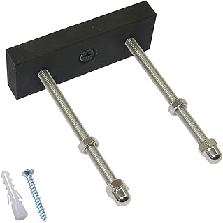 Faderr Wieszak deskorolka pływający uchwyt ścienny pokład luksusowy stojak na łyżwy (czarny)